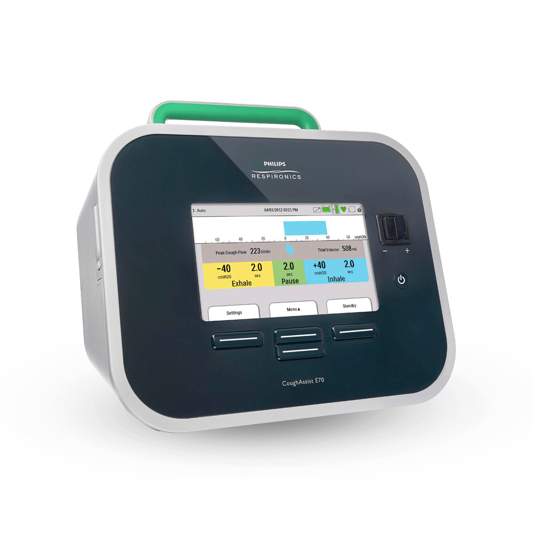 Locação Assistente de Tosse Cough Assist Philips E70 em Curitiba - Capital Médica Ltda