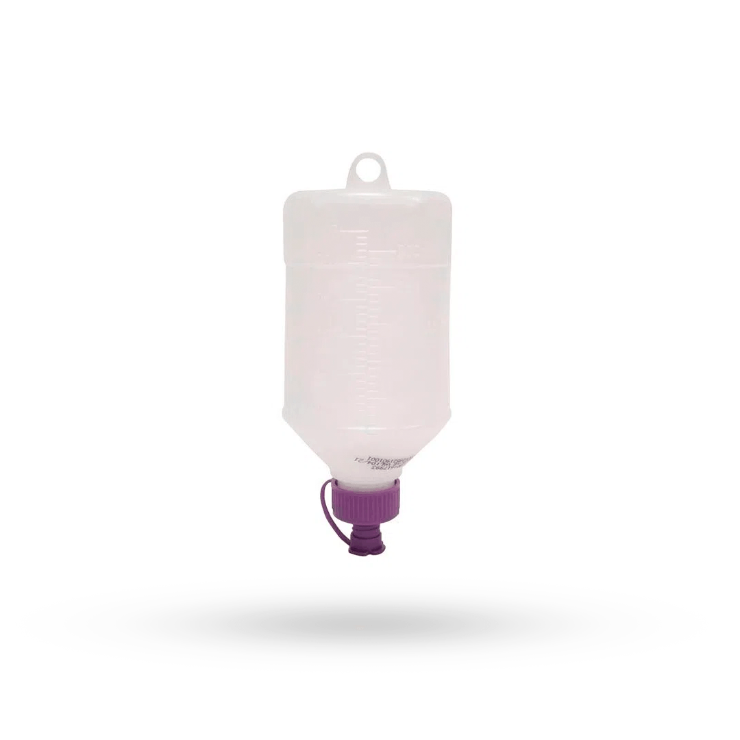 Frasco de Alimentação Enteral Nutriz com Conexão em Cruz 300ML - Capital Médica Ltda