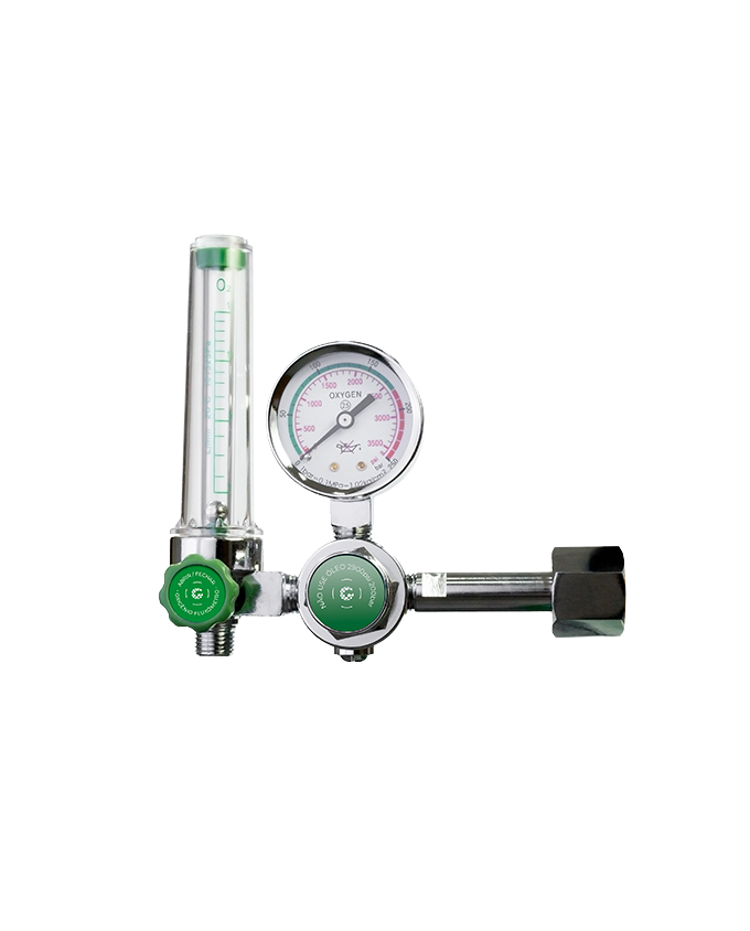 Regulador de Pressão com Fluxometro para Oxigênio Medicinal