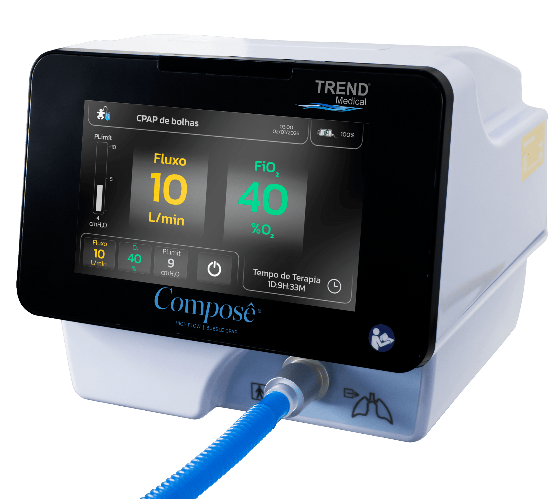Alto Fluxo e Cpap Bolha Neonatal - Capital Médica Ltda
