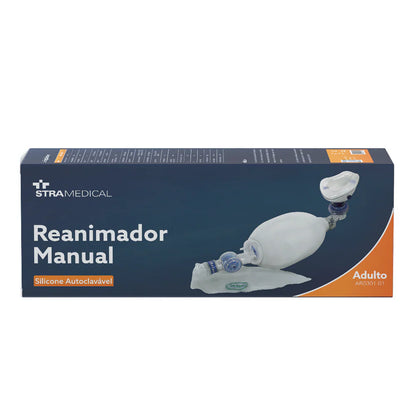 Reanimador Manual em Silicone Autoclavável - Adulto (Ambu)