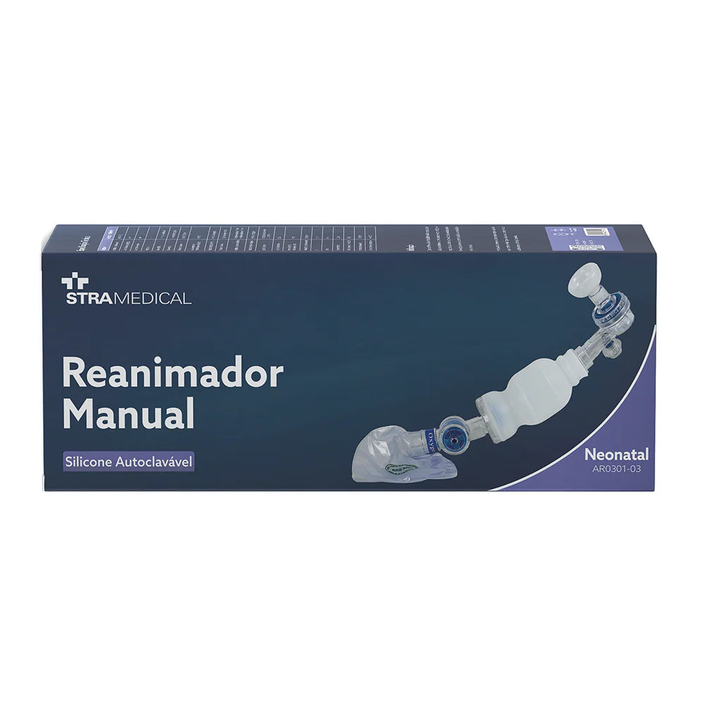 Reanimador Manual em Silicone Autoclavável - Neonatal (Ambu)