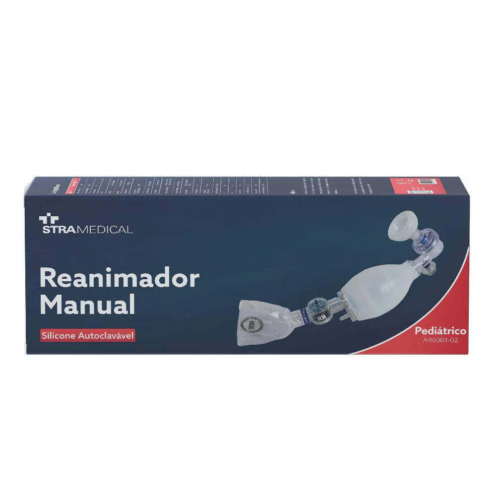 Reanimador Manual em Silicone Autoclavável - Infantil (Ambu)