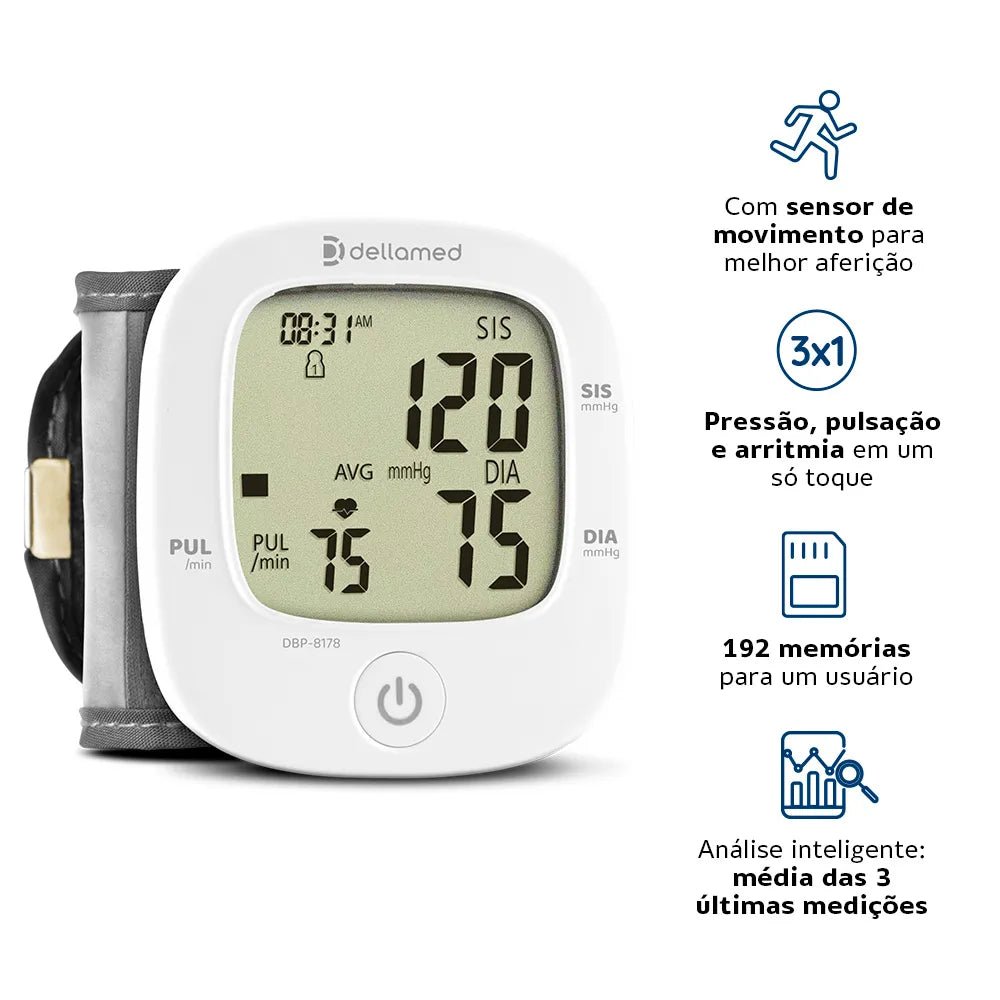 Monitor de Pressão Pulso Ultra Max - Capital Médica Ltda
