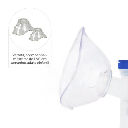 Nebulizador Inalador de Ar Comprimido Adulto e Infantil - Capital Médica Ltda