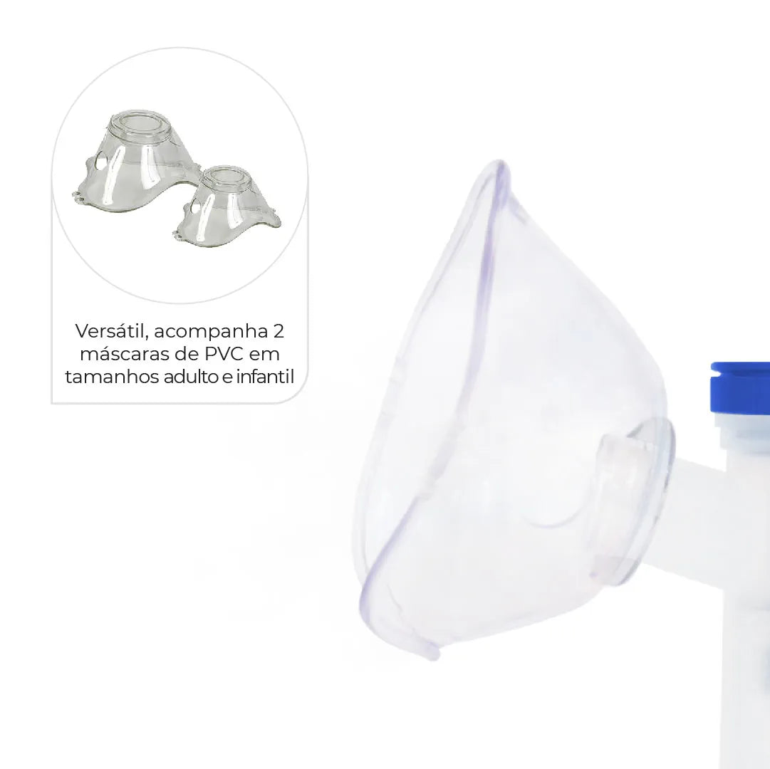 Nebulizador Inalador de Ar Comprimido Adulto e Infantil