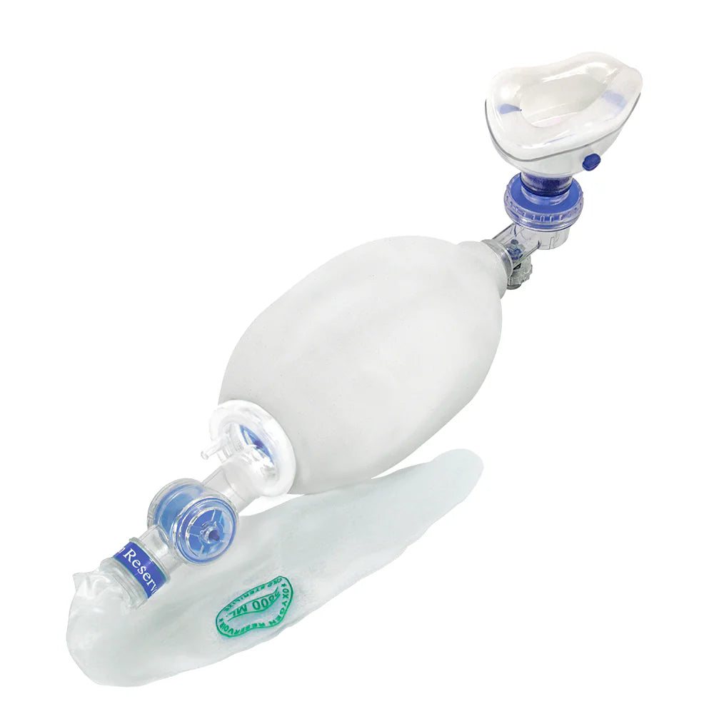 Reanimador Manual em Silicone Autoclavável - Adulto (Ambu)