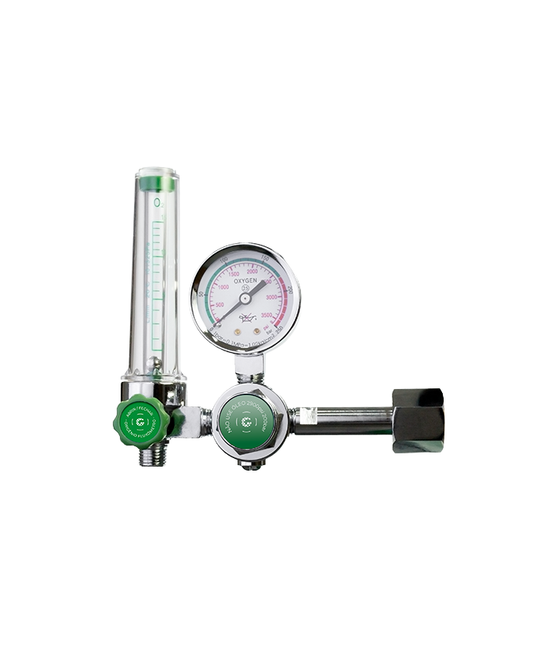 Regulador de Pressão com Fluxometro para Oxigênio Medicinal