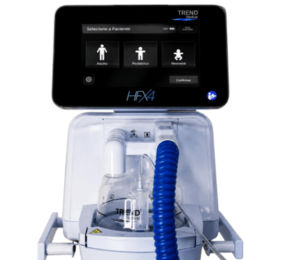 Umidificador aquecido com gerador de fluxo integrado HFX4 Trend Medical - Capital Médica Ltda