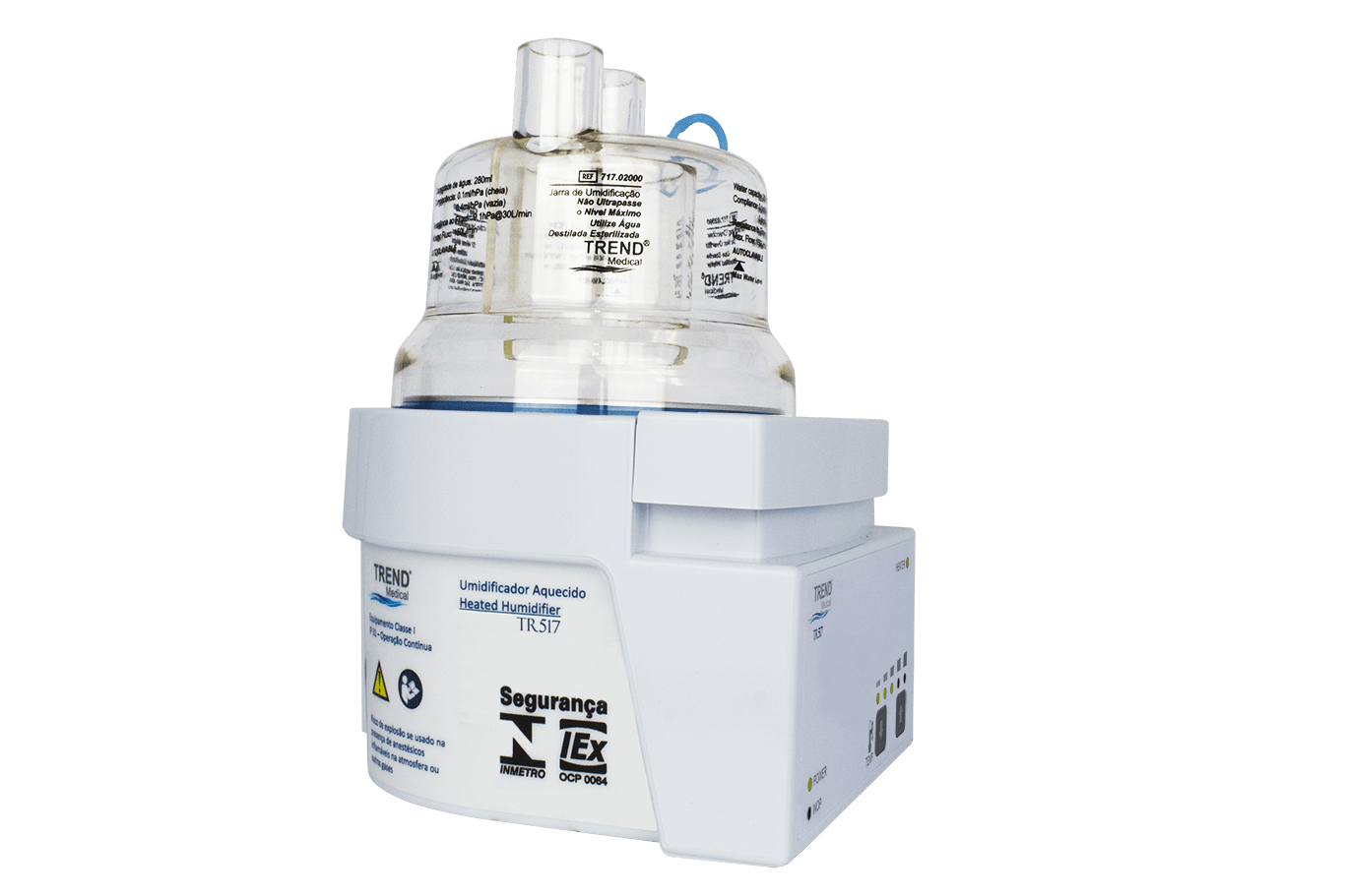 Umidificador Aquecido para ventilação mecânica TR517 - Capital Médica Ltda