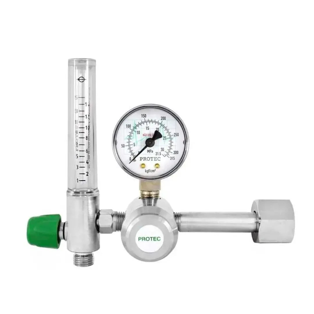 Válvula Redutora Com Fluxômetro de Oxigênio – Protec - Capital Médica Ltda